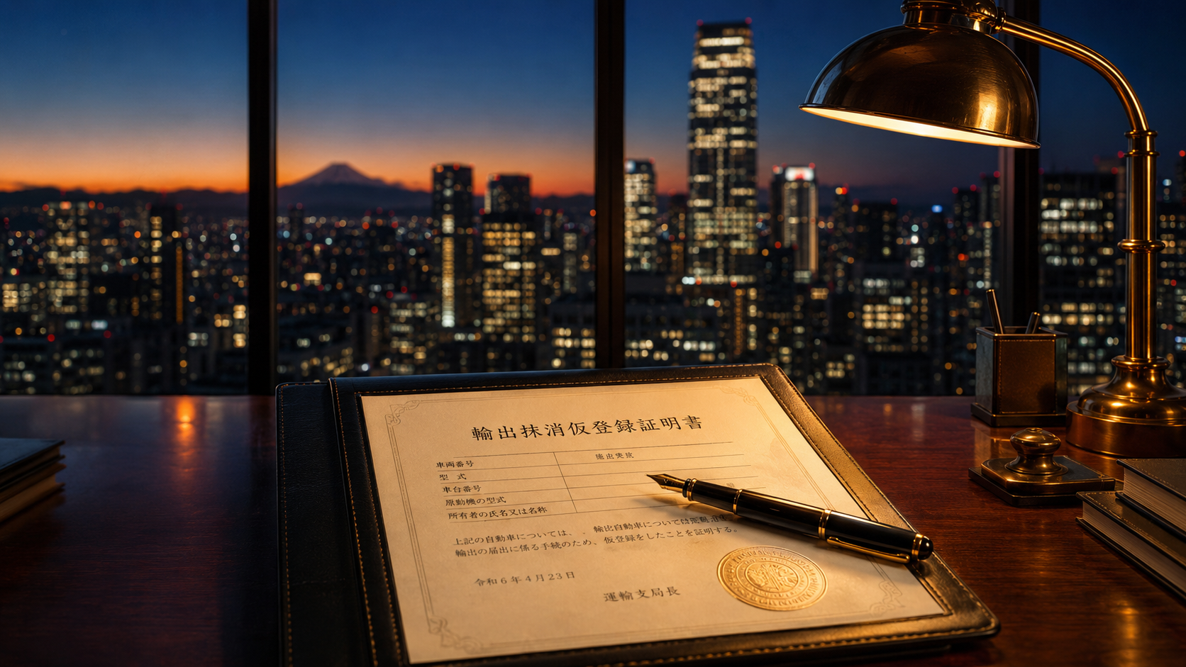 Skyline di Tokyo nel quartiere Toranomon Hills